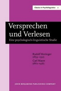 Abbildung von: Versprechen und Verlesen - John Benjamins Publishing Company