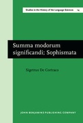 Cover: Summa modorum significandi; Sophismata - John Benjamins Publishing Company