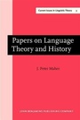 Cover: Papers on Language Theory and History - John Benjamins Publishing Company