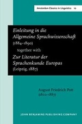 Cover: <i>Einleitung in die Allgemeine Sprachwissenschaft</i> (1884-1890) together with <i>Zur Literatur der Sprachenkunde Europas</i> (Leipzig, 1887) - John Benjamins Publishing Company