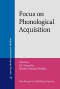 Cover: Focus on Phonological Acquisition - John Benjamins Publishing Company