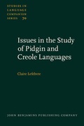 Cover: Issues in the Study of Pidgin and Creole Languages - John Benjamins Publishing Company