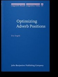 Enlarge image Cover: Optimizing Adverb Positions - John Benjamins Publishing Company
