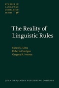 Cover: The Reality of Linguistic Rules - John Benjamins Publishing Company