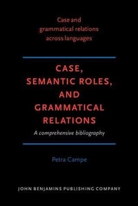 Enlarge image Cover: Case, Semantic Roles, and Grammatical Relations - John Benjamins Publishing Company