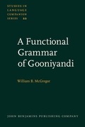 Cover: A Functional Grammar of Gooniyandi - John Benjamins Publishing Company