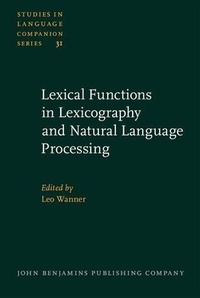 Abbildung von: Lexical Functions in Lexicography and Natural Language Processing - John Benjamins Publishing Company