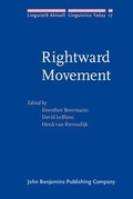 Cover: Rightward Movement - John Benjamins Publishing Company