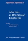 Cover: Advances in Roumanian Linguistics - John Benjamins Publishing Company