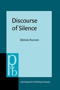 Cover: Discourse of Silence - John Benjamins Publishing Company