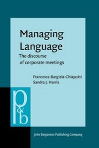 Enlarge image Cover: Managing Language - John Benjamins Publishing Company