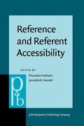 Cover: Reference and Referent Accessibility - John Benjamins Publishing Company