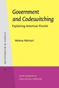 Cover: Government and Codeswitching - John Benjamins Publishing Company