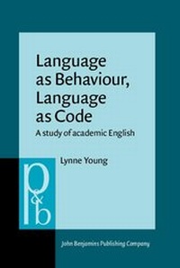 Enlarge image Cover: Language as Behaviour, Language as Code - John Benjamins Publishing Company