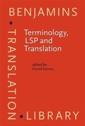 Cover: Terminology, LSP and Translation - John Benjamins Publishing Company