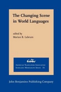 Enlarge image Cover: The Changing Scene in World Languages - John Benjamins Publishing Company