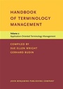 Cover: Handbook of Terminology Management - John Benjamins Publishing Company
