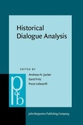 Cover: Historical Dialogue Analysis - John Benjamins Publishing Company