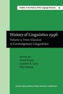 Cover: History of Linguistics 1996 - John Benjamins Publishing Company