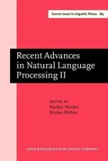 Cover: Recent Advances in Natural Language Processing - John Benjamins Publishing Company