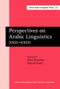 Cover: Perspectives on Arabic Linguistics - John Benjamins Publishing Company