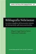 Cover: Bibliograf&iacute;a Nebrisense - John Benjamins Publishing Company