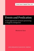 Cover: Events and Predication - John Benjamins Publishing Company