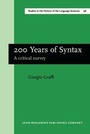 Cover: 200 Years of Syntax - John Benjamins Publishing Company