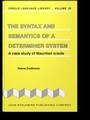 Cover: The Syntax and Semantics of a Determiner System - John Benjamins Publishing Company