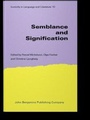 Cover: Semblance and Signification - John Benjamins Publishing Company