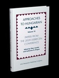 Cover: Approaches to Hungarian - John Benjamins Publishing Company