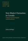 Cover: New-Dialect Formation in Canada - John Benjamins Publishing Company