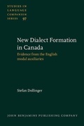 Cover: New-Dialect Formation in Canada - John Benjamins Publishing Company