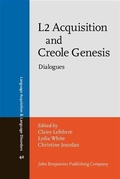Cover: L2 Acquisition and Creole Genesis - John Benjamins Publishing Company