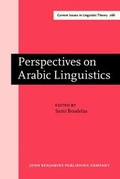 Cover: Perspectives on Arabic Linguistics - John Benjamins Publishing Company