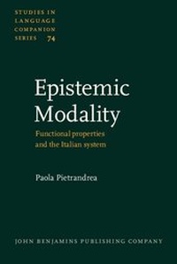 Enlarge image Cover: Epistemic Modality - John Benjamins Publishing Company