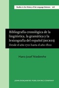 Cover: Bibliograf&iacute;a cronol&oacute;gica de la ling&uuml;&iacute;stica, la gram&aacute;tica y la lexicograf&iacute;a del espa&ntilde;ol (BICRES III) - John Benjamins Publishing Company