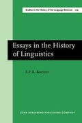 Cover: Essays in the History of Linguistics - John Benjamins Publishing Company
