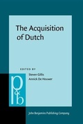 Cover: The Acquisition of Dutch - John Benjamins Publishing Company