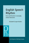 Cover: English Speech Rhythm - John Benjamins Publishing Company