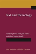 Cover: Text and Technology - John Benjamins Publishing Company
