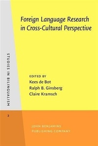 Enlarge image Cover: Foreign Language Research in Cross-Cultural Perspective - John Benjamins Publishing Company