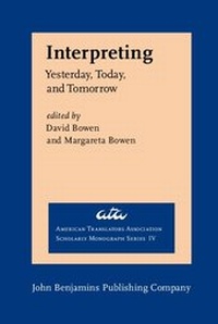 Enlarge image Cover: Interpreting - John Benjamins Publishing Company