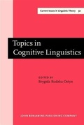 Cover: Topics in Cognitive Linguistics - John Benjamins Publishing Company