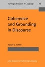Cover: Coherence and Grounding in Discourse - John Benjamins Publishing Company
