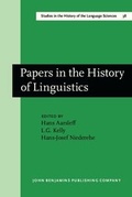 Cover: Papers in the History of Linguistics - John Benjamins Publishing Company