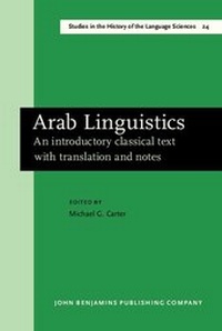 Enlarge image Cover: Arab Linguistics - John Benjamins Publishing Company