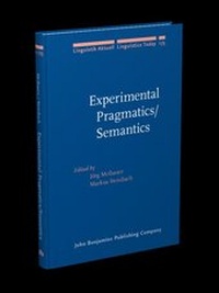 Enlarge image Cover: Experimental Pragmatics/Semantics - John Benjamins Publishing Company
