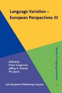 Enlarge image Cover: Language Variation - European Perspectives III - John Benjamins Publishing Company