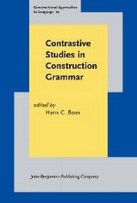 Enlarge image Cover: Contrastive Studies in Construction Grammar - John Benjamins Publishing Company